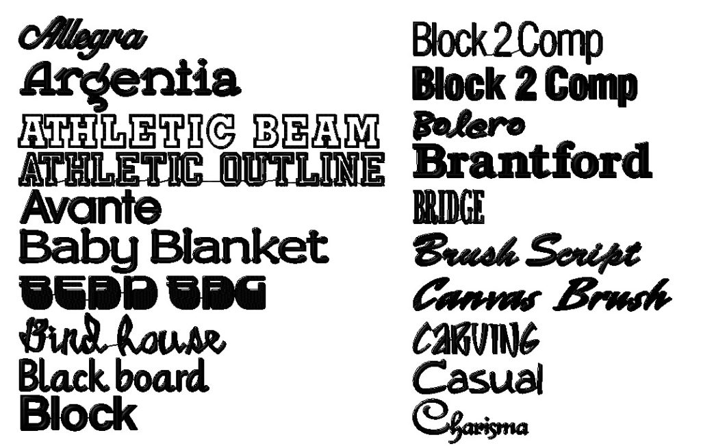 オリジナル刺繍　刺繍書体　オリジナル書体　刺繍フォント　刺繍font