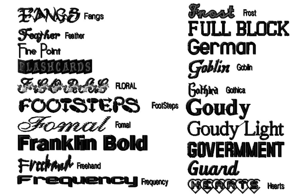 オリジナル刺繍　刺繍書体　オリジナル書体　刺繍フォント　刺繍font